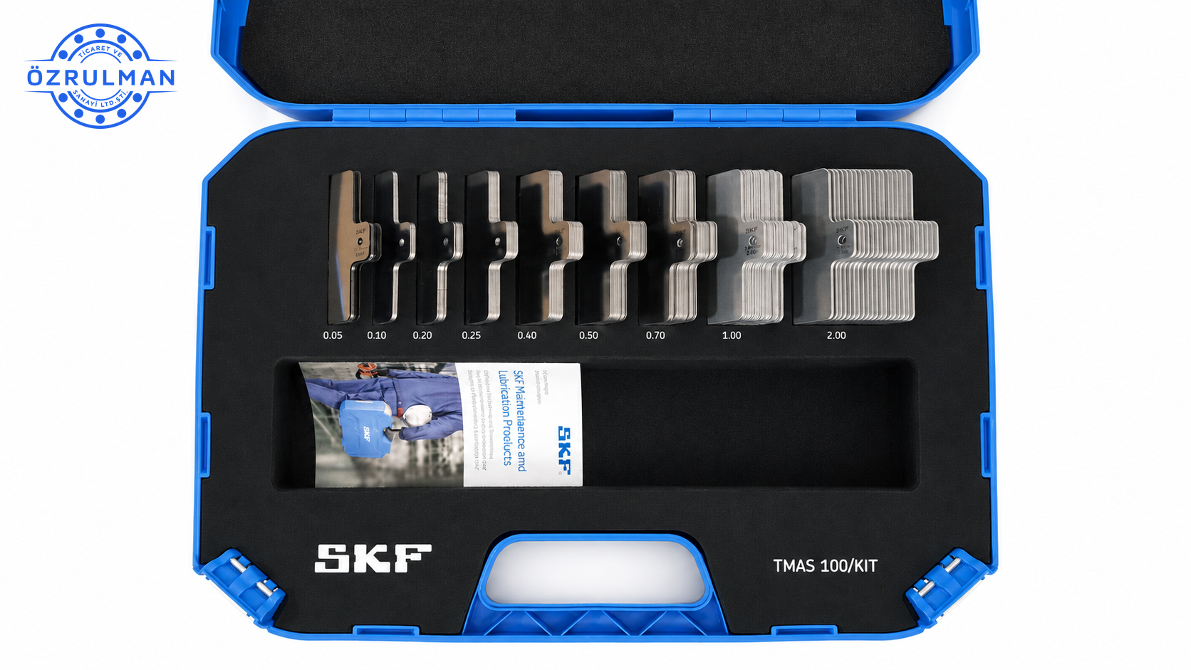 SKF TMAS 100/KIT 170 parçalık paslanmaz çelik şaft hizalama şim seti 7