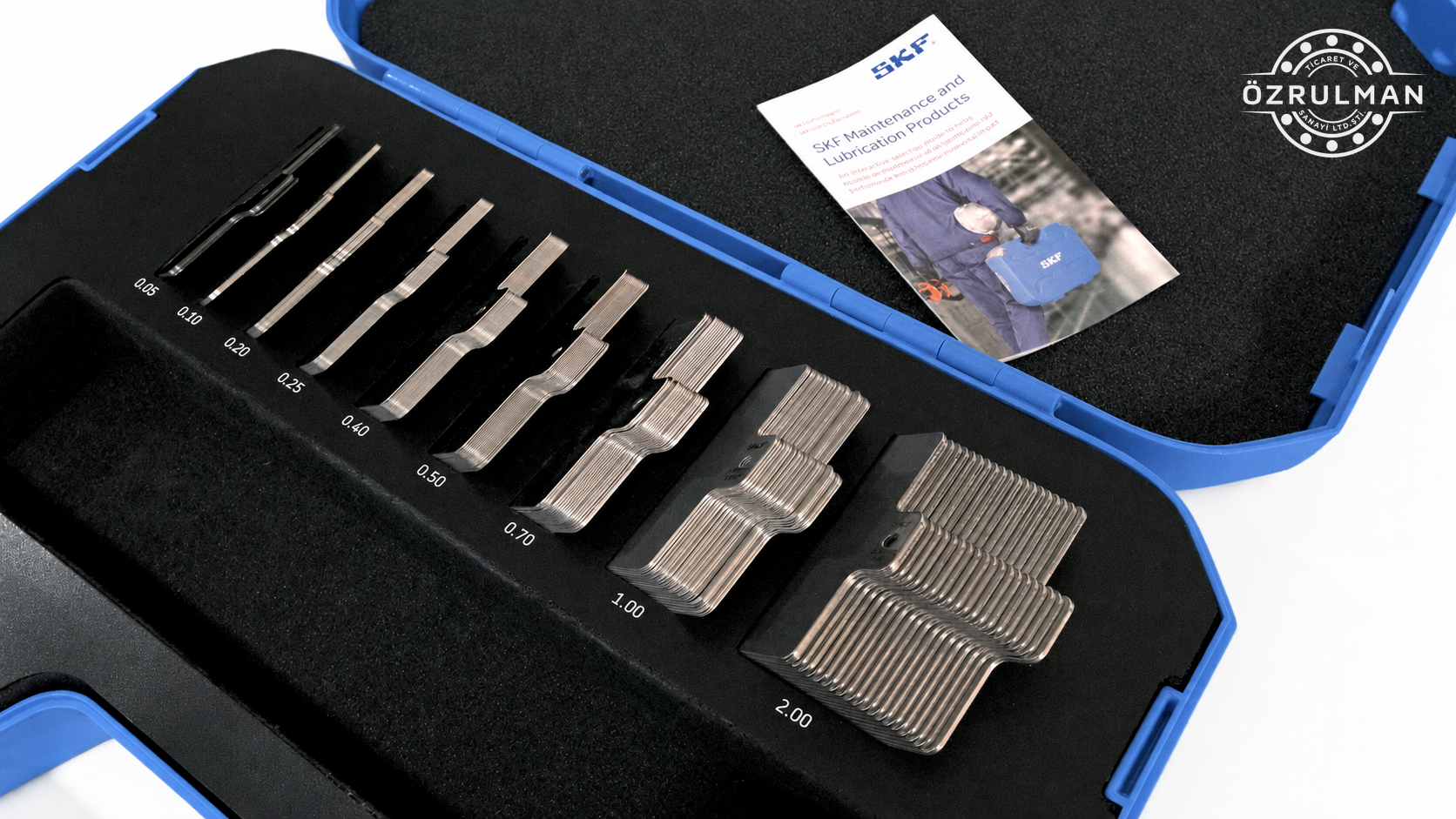 SKF TMAS 100/KIT 170 parçalık paslanmaz çelik şaft hizalama şim seti 3